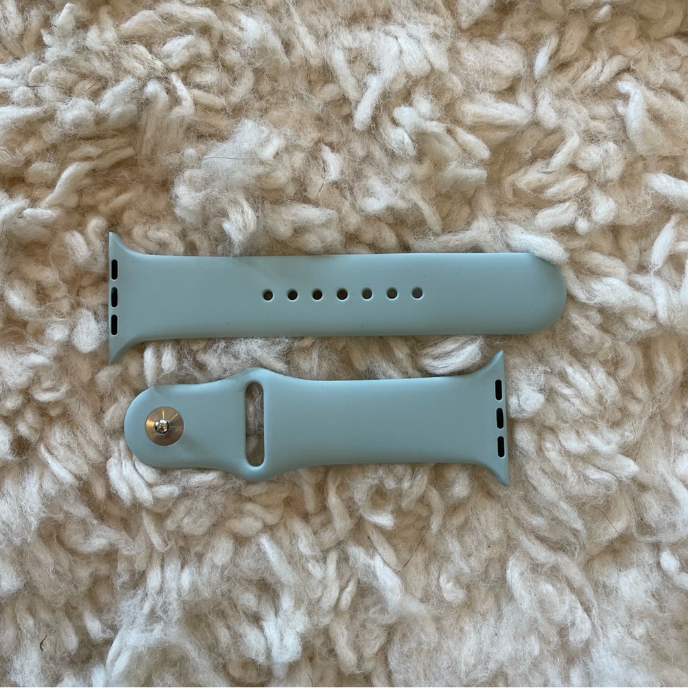 🎯 3 for $15 🎯 42/44 mm turquoise silicone Apple Watch band s/m